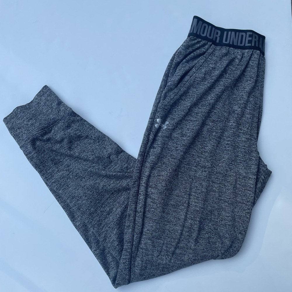 Underarmour Joggers Loose Marbled Gray and Black